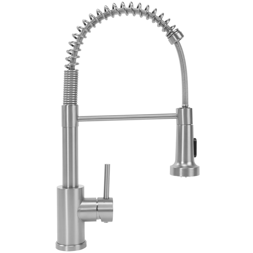 REA-B0417 - Dřezová baterie s vytahovací sprškou COLIN 42,5 cm nikl