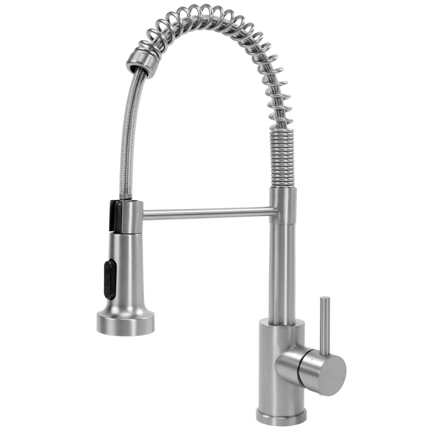 REA-B0417 - Dřezová baterie s vytahovací sprškou COLIN 42,5 cm nikl