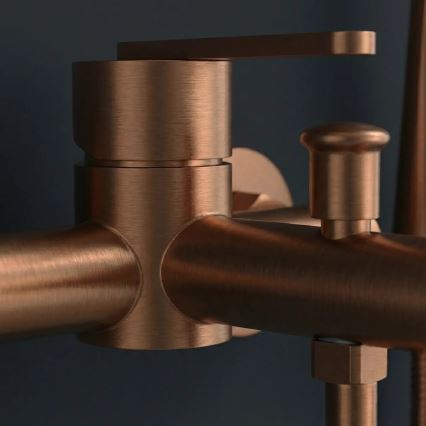 REA-B0973 - Vanová sada s baterií ONTARIO kartáčovaná měď