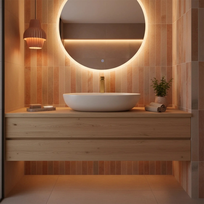 REA-B0977 - Umyvadlová baterie ARLO 30 cm broušená zlatá