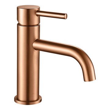 REA-B1112 - Umyvadlová baterie LUNGO 16,5 cm kartáčovaná měď