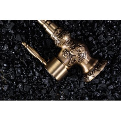 REA-B2500 - Umyvadlová baterie VENICE 32 cm broušená zlatá