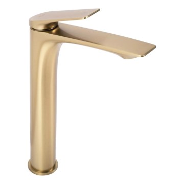 REA-B2705 - Umyvadlová baterie AVALON 30 cm broušená zlatá