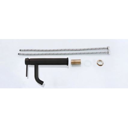 REA-B4103 - Umyvadlová baterie LUNGO 28 cm černá