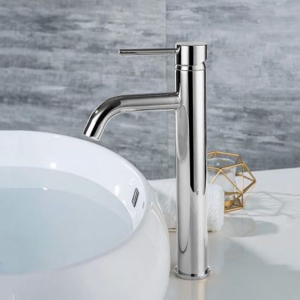 REA-B4104 - Umyvadlová baterie LUNGO 28 cm lesklý chrom