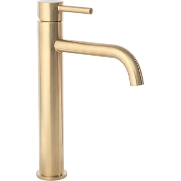 REA-B4526 - Umyvadlová baterie LUNGO 28 cm broušená zlatá