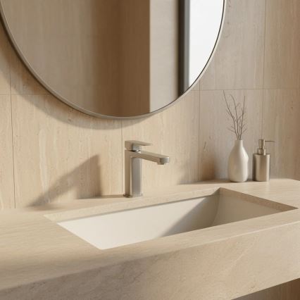 REA-B4589 - Umyvadlová baterie ARLO 17 cm nikl