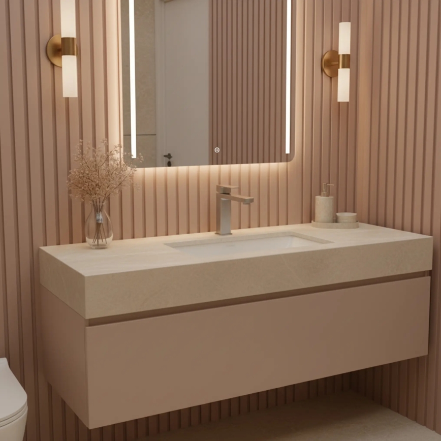 REA-B4589 - Umyvadlová baterie ARLO 17 cm nikl