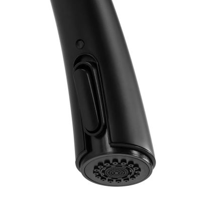 REA-B5313 - Dřezová baterie s vytahovací sprškou ROSS 43 cm černá