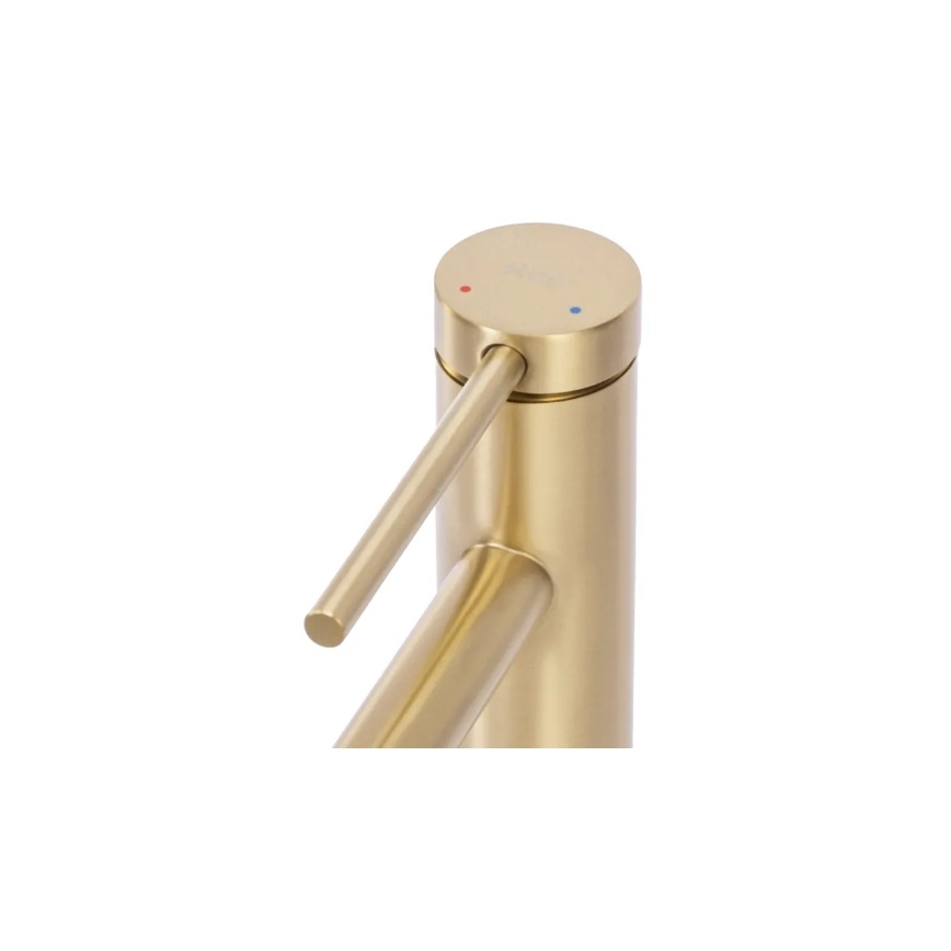 REA-B5319 - Umyvadlová baterie FOSS 29,5 cm broušená zlatá