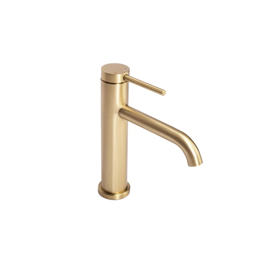 REA-B5323 - Umyvadlová baterie CLIF 20,5 cm broušená zlatá