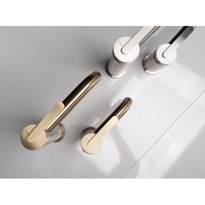 REA-B5509 - Umyvadlová baterie ONTARIO 30 cm broušená zlatá