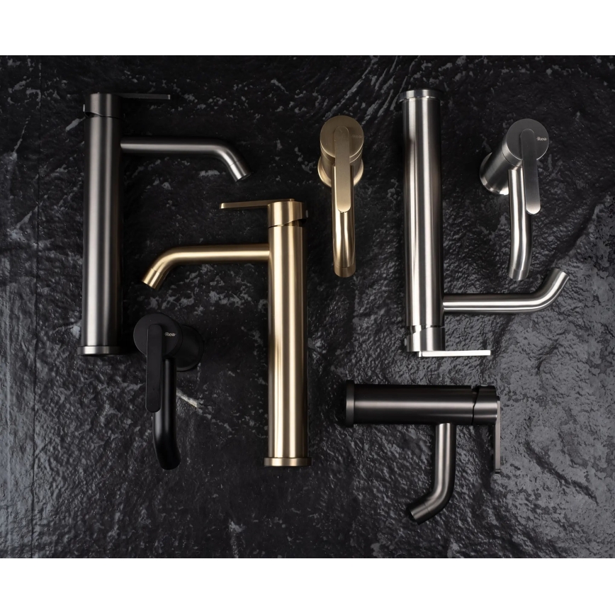 REA-B5511 - Umyvadlová baterie ONTARIO 30 cm titan