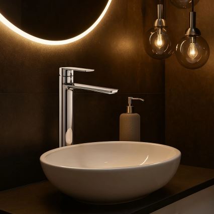 REA-B6203 - Umyvadlová baterie STORM 29,5 cm lesklý chrom