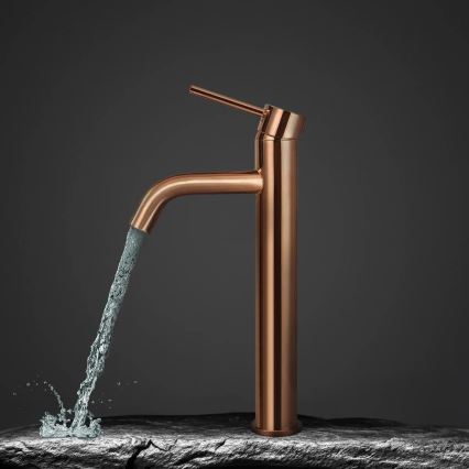 REA-B6321 - Umyvadlová baterie LUNGO 28 cm rose gold