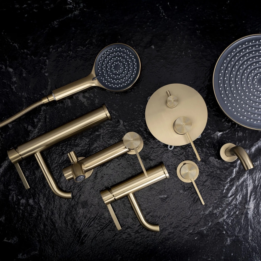 REA-B6444 - Umyvadlová baterie FOSTER 18,2 cm zlatá