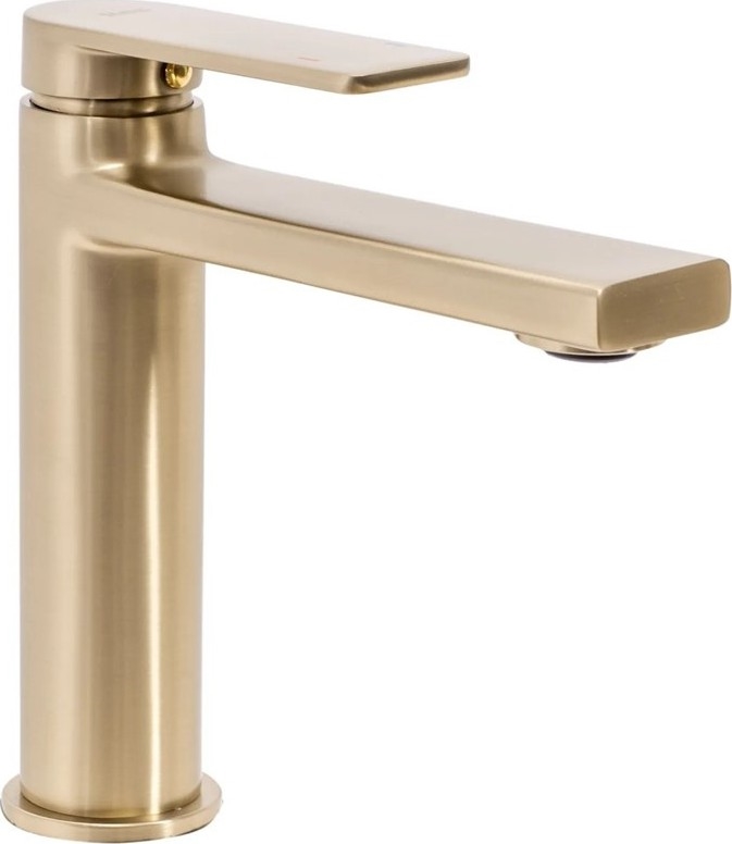 REA-B6555 - Umyvadlová baterie VERSO 16,5 cm broušená zlatá