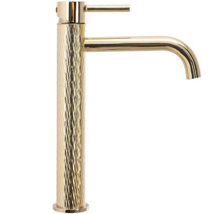 REA-B8821 - Umyvadlová baterie LUNGO ART 28 cm zlatá