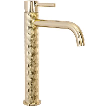 REA-B8821 - Umyvadlová baterie LUNGO ART 28 cm zlatá