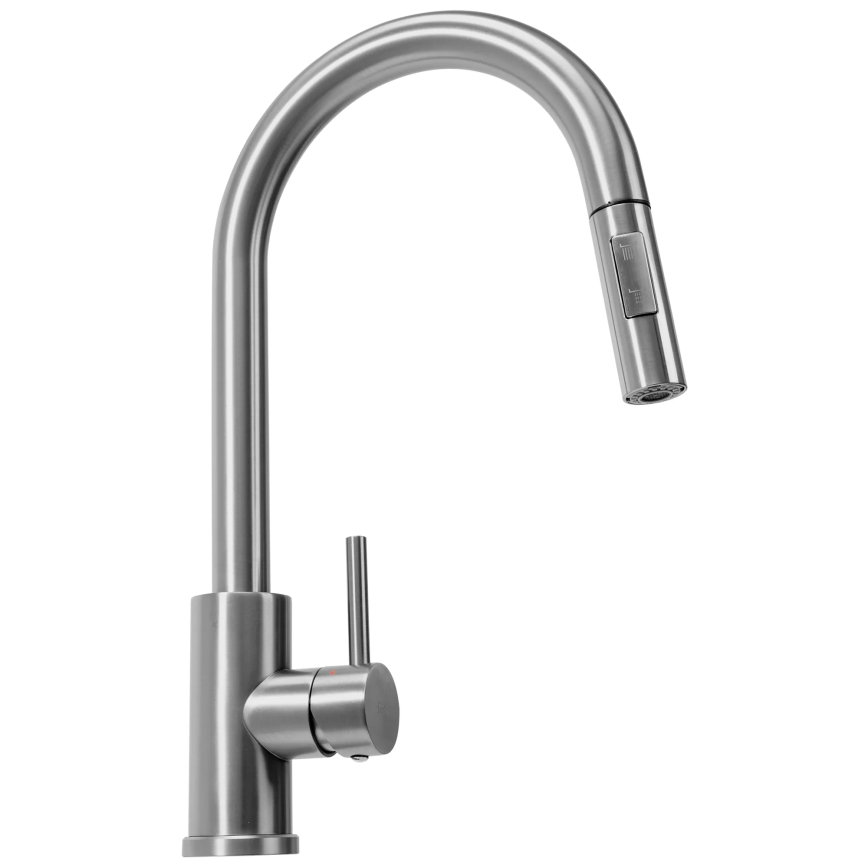 REA-B9146 - Dřezová baterie s vytahovací sprškou FRESH 39,5 cm nikl