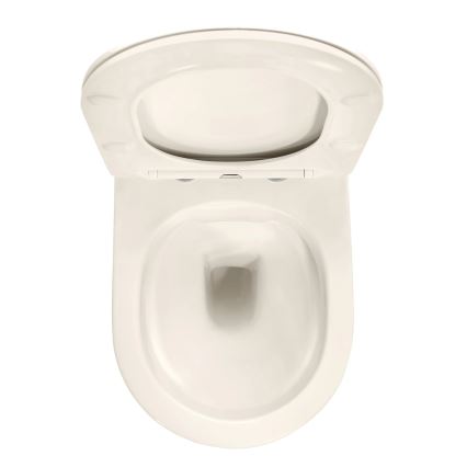 REA-C5500 - Závěsné WC s prkénkem CARLO MINI TORNADO RIMLESS keramika/krémová