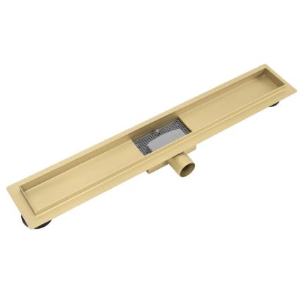 REA-G2562 - Odtokový žlab NEOX 70 cm nerezová ocel/zlatá