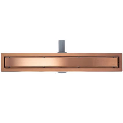 REA-G4800 - Odtokový žlab NEOX PRO 60 cm kartáčovaná měď
