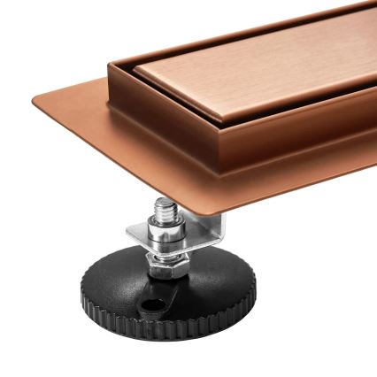 REA-G4801 - Odtokový žlab NEOX PRO 70 cm kartáčovaná měď