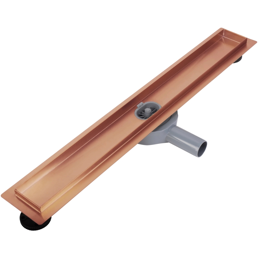 REA-G4802 - Odtokový žlab NEOX PRO 80 cm kartáčovaná měď