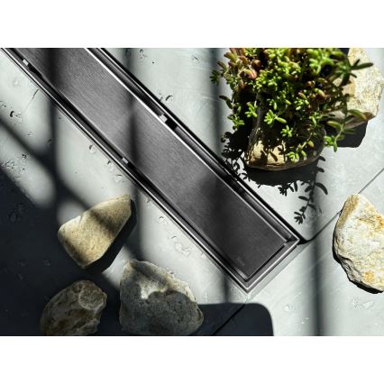 REA-G5810 - Odtokový žlab NEOX PRO 90 cm nikl