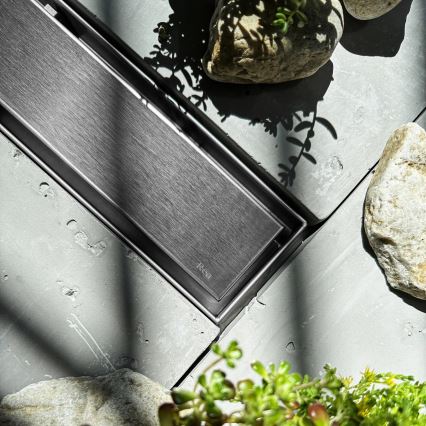 REA-G5810 - Odtokový žlab NEOX PRO 90 cm nikl