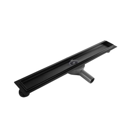 REA-G7803 - Odtokový žlab NEOX PRO 80 cm nerezová ocel/černá