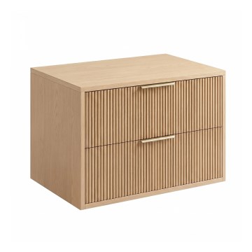REA-M0408 - Závěsná koupelnová skříňka pod umyvadlo MONO 60x47 cm béžová