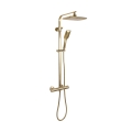 REA-P5004 - Sprchová sada s termostatickou baterií TOM broušená zlatá