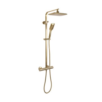 REA-P5004 - Sprchová sada s termostatickou baterií TOM broušená zlatá