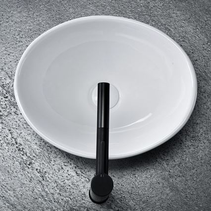 REA-U0133 - Umyvadlo na desku SOFIA 34,5x41 cm keramika/lesklá bílá