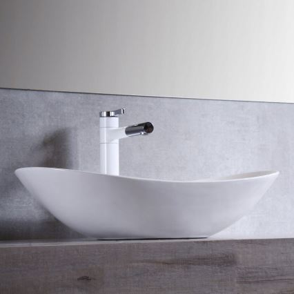 REA-U0441 - Umyvadlo na desku ROYAL 35,5x61,5 cm keramika/lesklá bílá