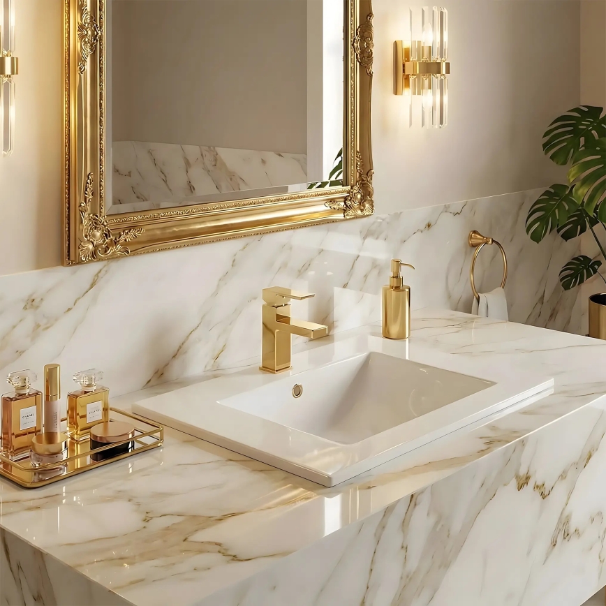 REA-U0786 - Zápustné umyvadlo DAFNE 47x62 cm keramika/lesklá bílá