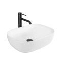 REA-U4001 - Umyvadlo na desku BELINDA 33,5x46,5 cm keramika/matná bílá