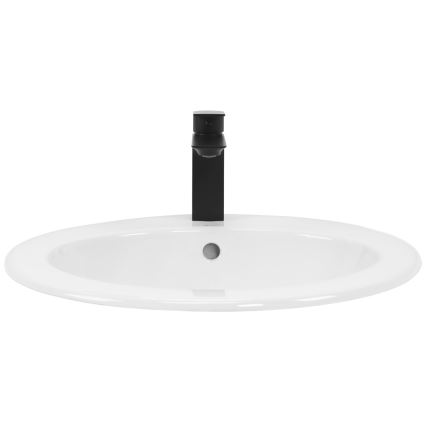 REA-U4122 - Zápustné umyvadlo DALIA 46x51,5 cm keramika/lesklá bílá
