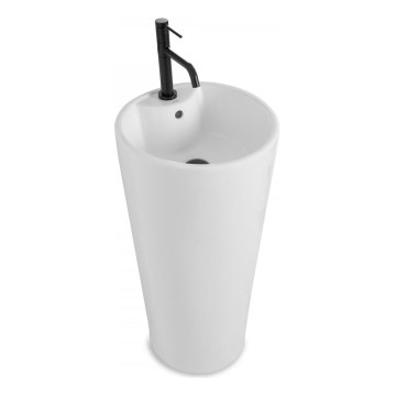 REA-U5635 - Volně stojící umyvadlo BLANKA 85x40 cm keramika/lesklá bílá