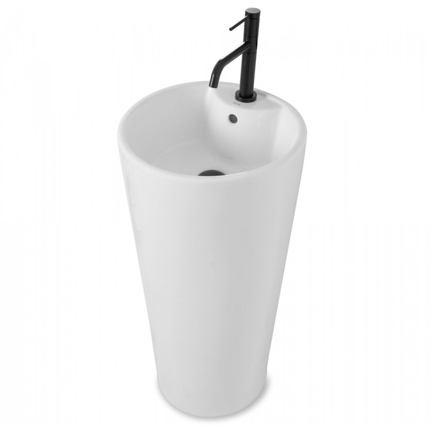 REA-U5635 - Volně stojící umyvadlo BLANKA 85x40 cm keramika/lesklá bílá