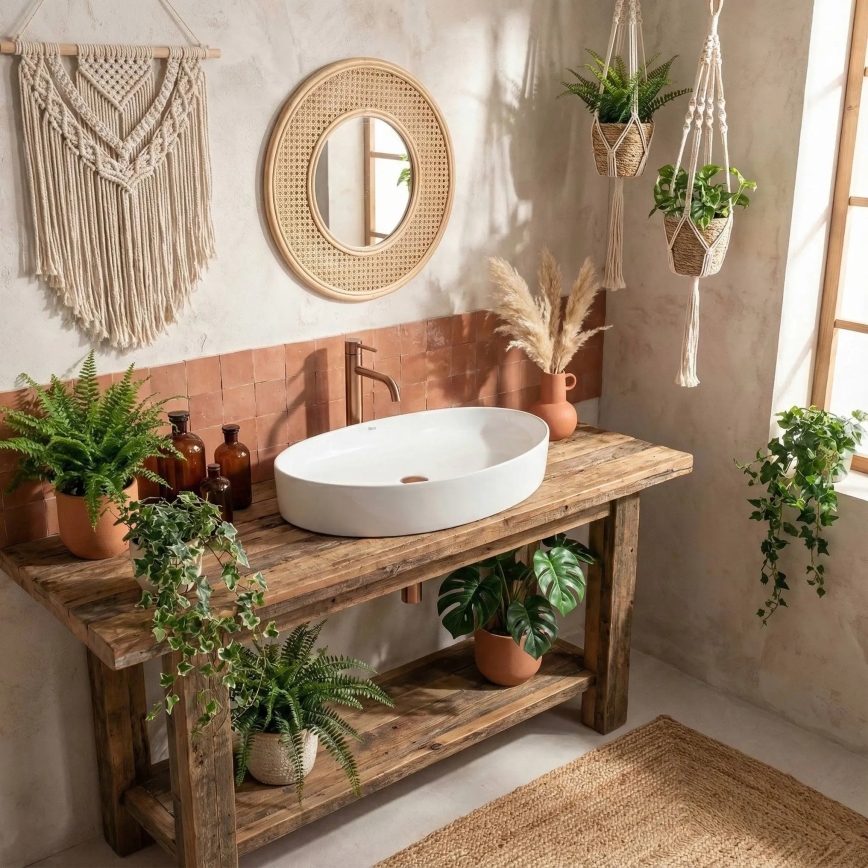 REA-U6371 - Umyvadlo na desku JOANA 40,5x65,5 cm keramika/lesklá bílá