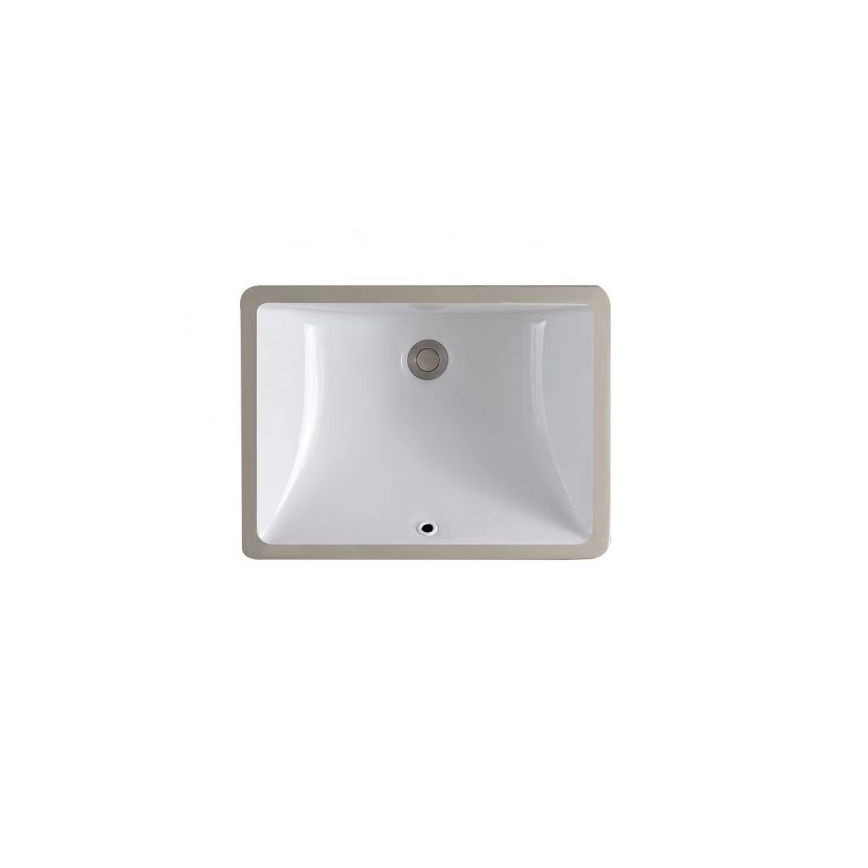 REA-U6653 - Zápustné umyvadlo ADELA 33x46 cm keramika/lesklá bílá