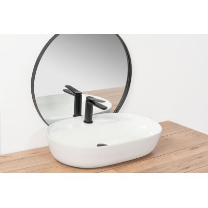 REA-U7900 - Umyvadlo na desku AURA 40,5x60,5 cm keramika/lesklá bílá