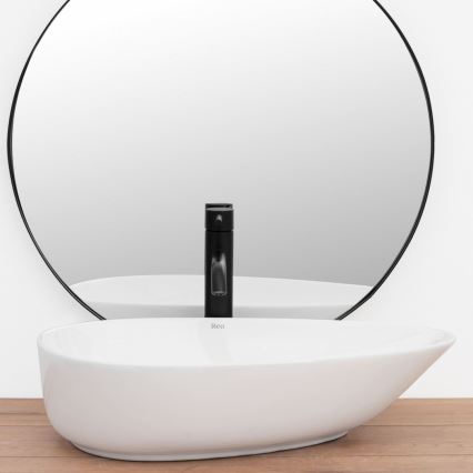 REA-U8536 - Umyvadlo na desku GRETA 39x56 cm keramika/lesklá bílá