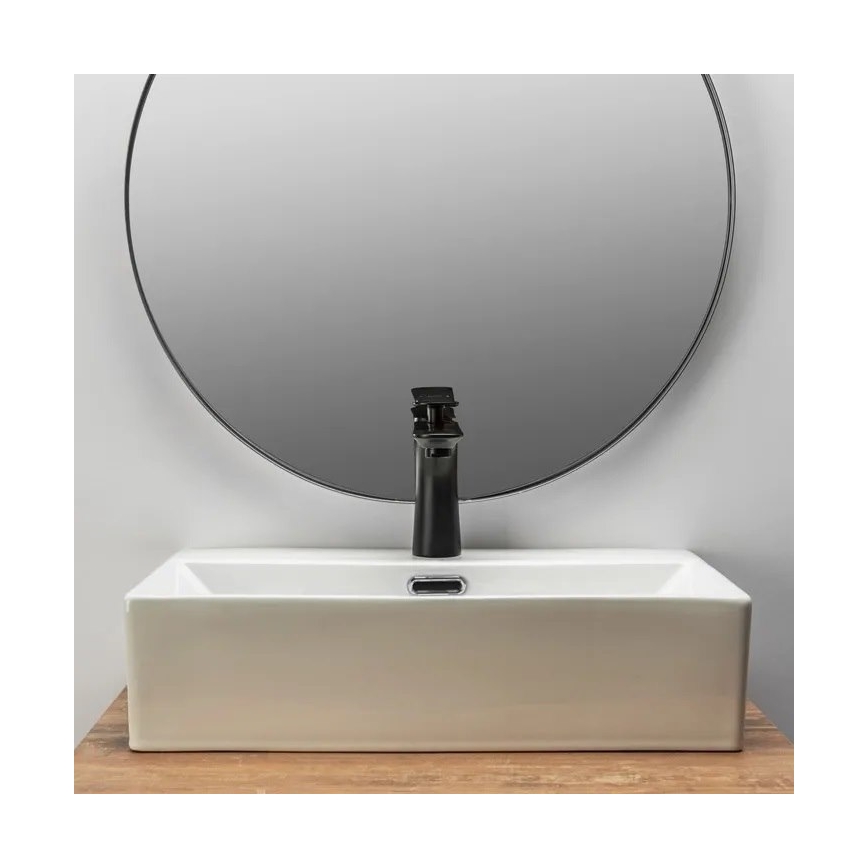 REA-U8701 - Umyvadlo na desku BONITA 36x51 cm keramika/lesklá bílá
