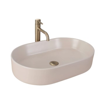 REA-U9661 - Umyvadlo na desku NADIA 38,5x61 cm keramika/béžová