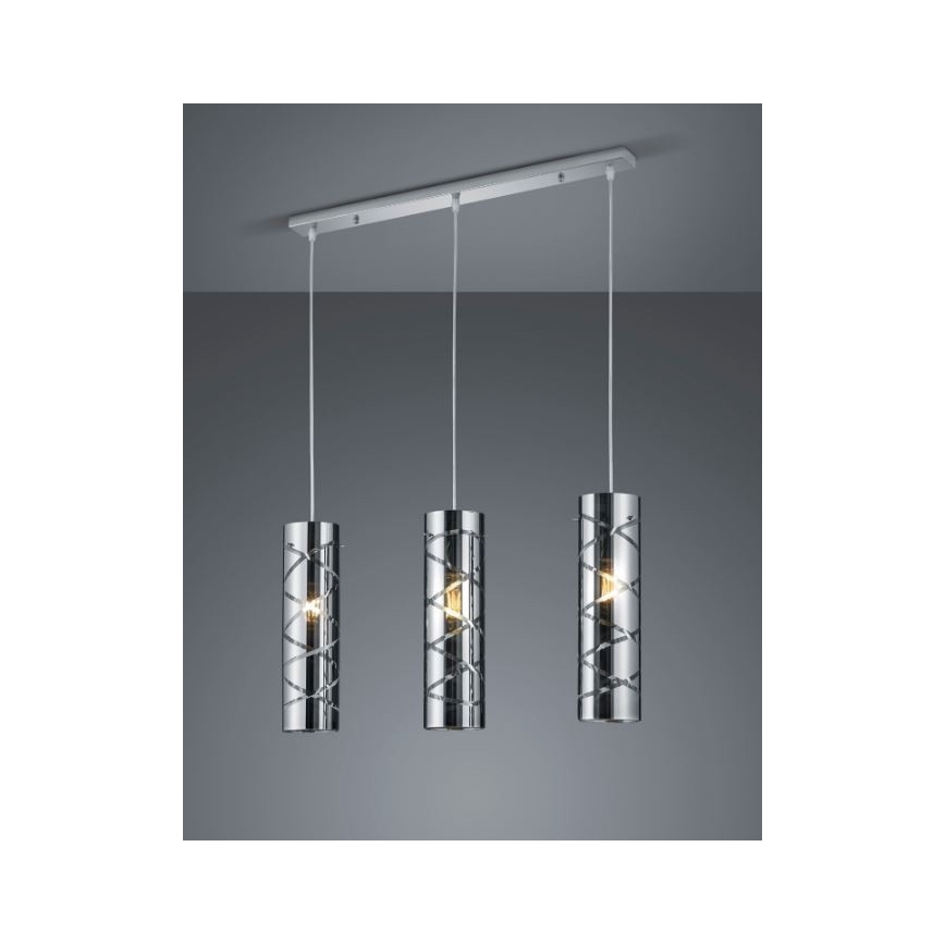 Reality - Lustr na lanku ROMANO 3xE27/40W/230V