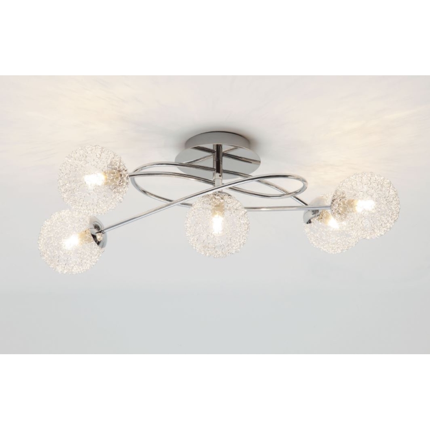 Reality - Přisazený lustr WIRE 5xG9/28W/230V